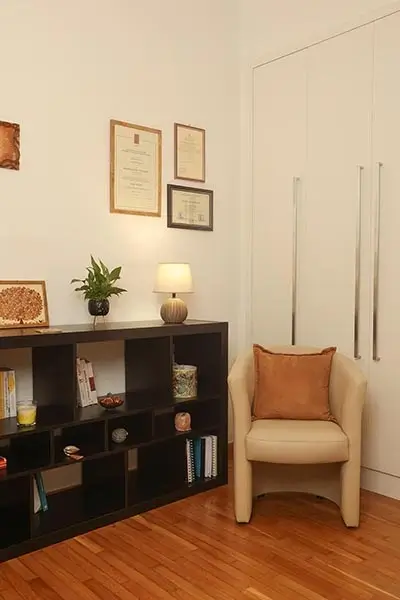 Εσωτερικός χώρος γραφείου ψυχολόγου στους Αμπελόκηπους Αθήνα